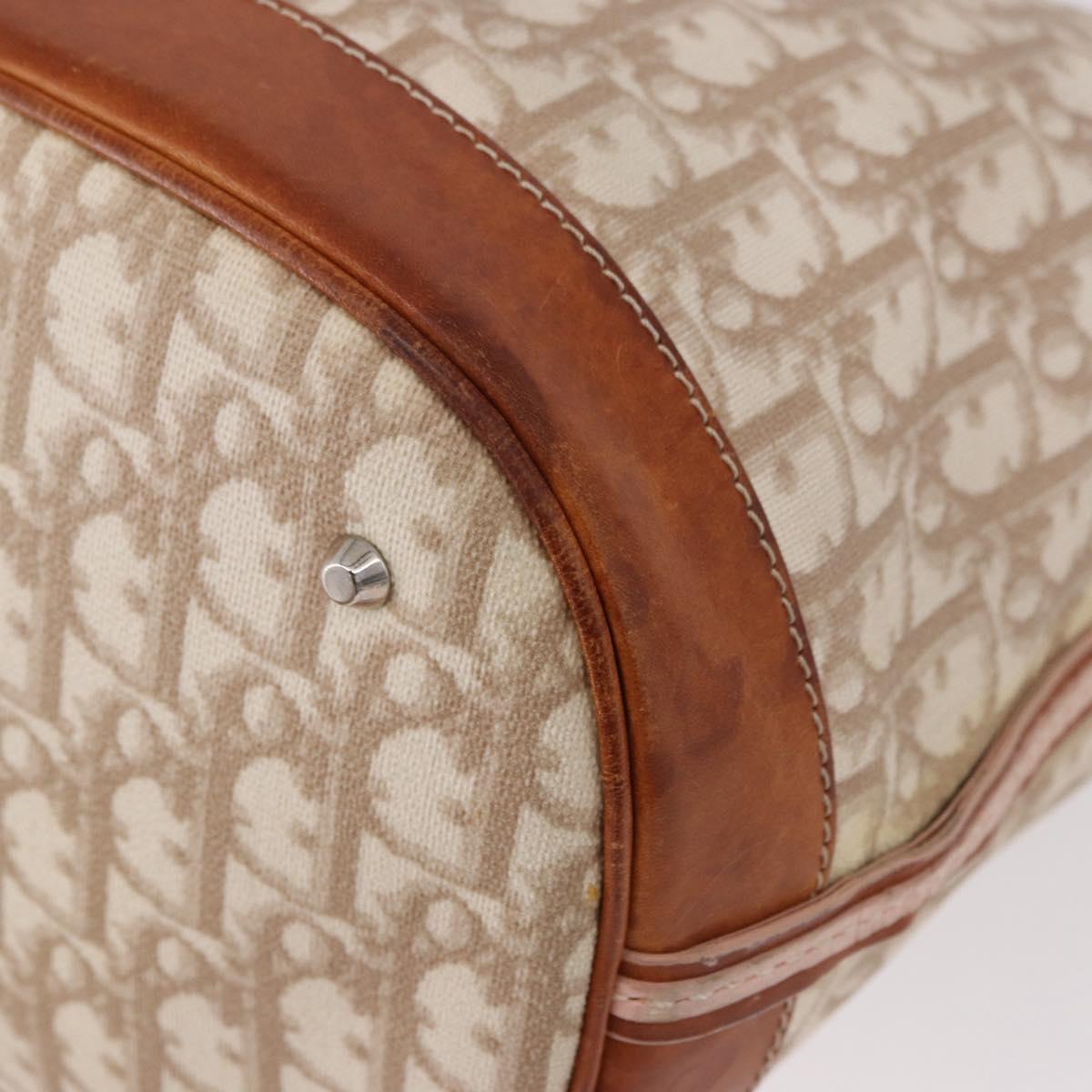 Christian Dior Romantic Chain Shoulder Bag PVC Beige Silver Auth 191704 - Jerrillo image 9