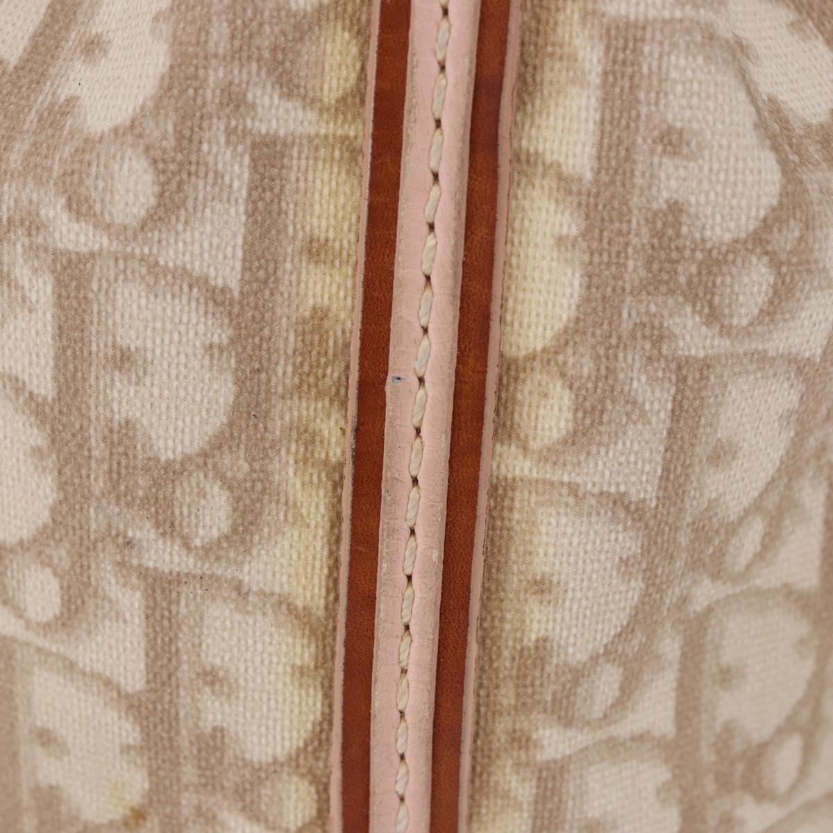 Christian Dior Romantic Chain Shoulder Bag PVC Beige Silver Auth 191704 - Jerrillo image 4