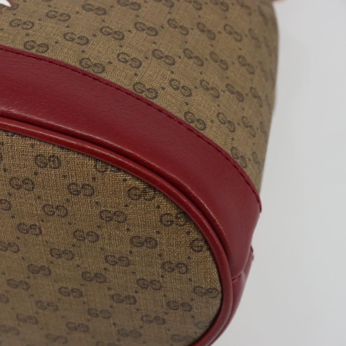 GUCCI Micro GG Doraemon Shoulder Bag PVC Beige Gold Tone 655597 Auth 191721SM - Jerrillo image 9