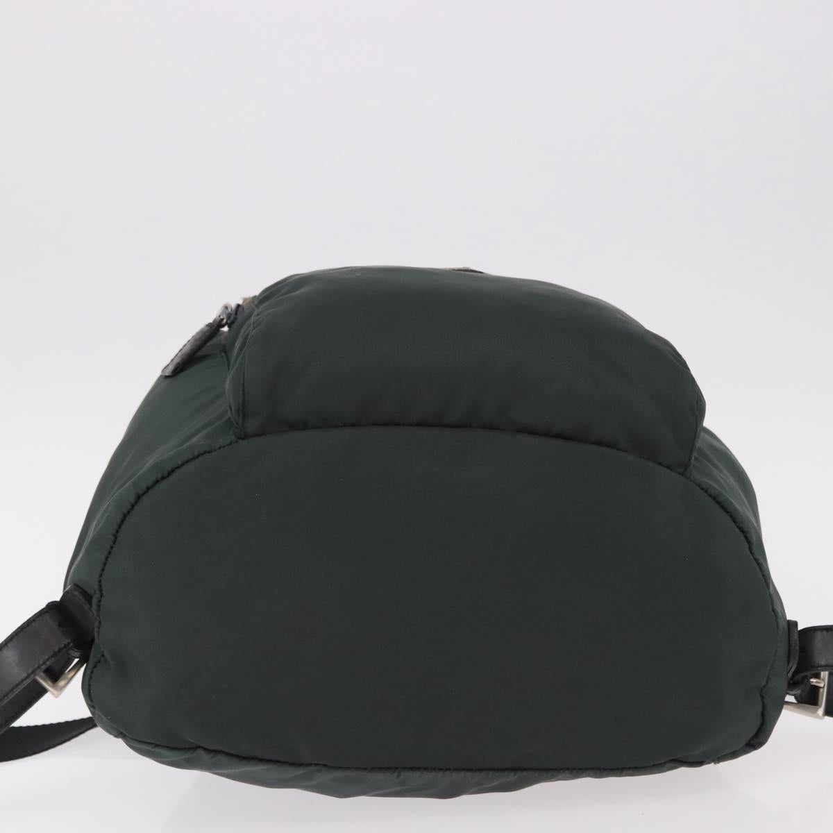 PRADA Backpack Nylon Green Silver Auth 191731A - Jerrillo image 10