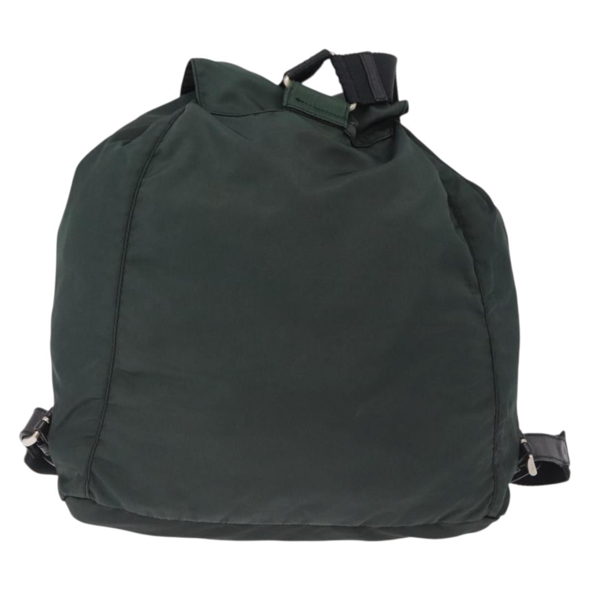 PRADA Backpack Nylon Green Silver Auth 191731A - Jerrillo image 3