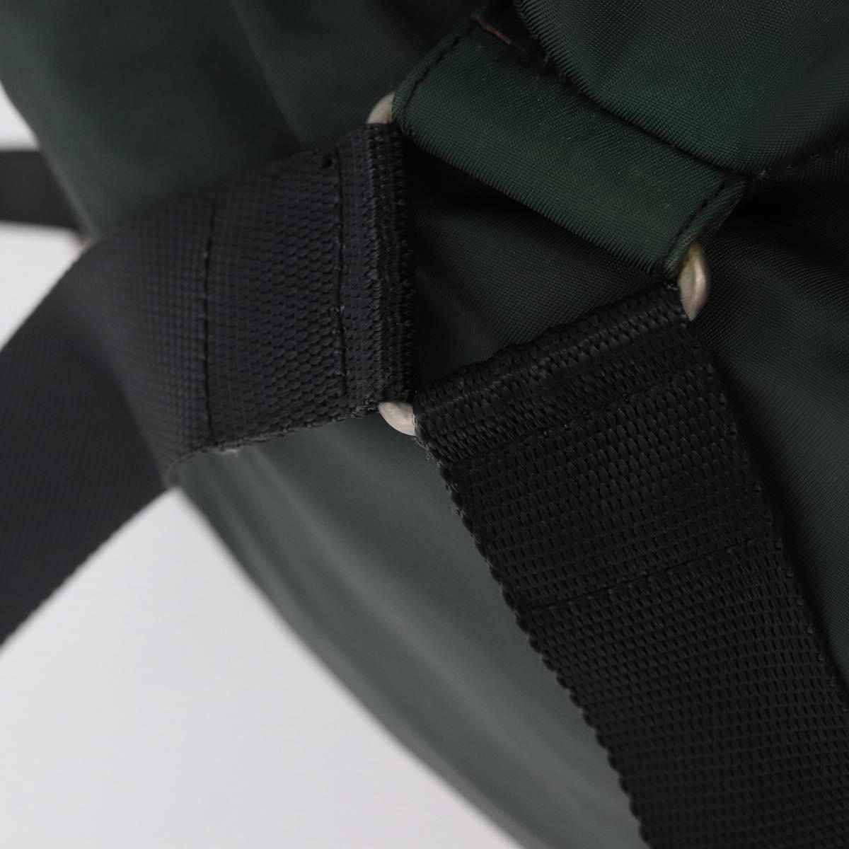 PRADA Backpack Nylon Green Silver Auth 191731A - Jerrillo image 7