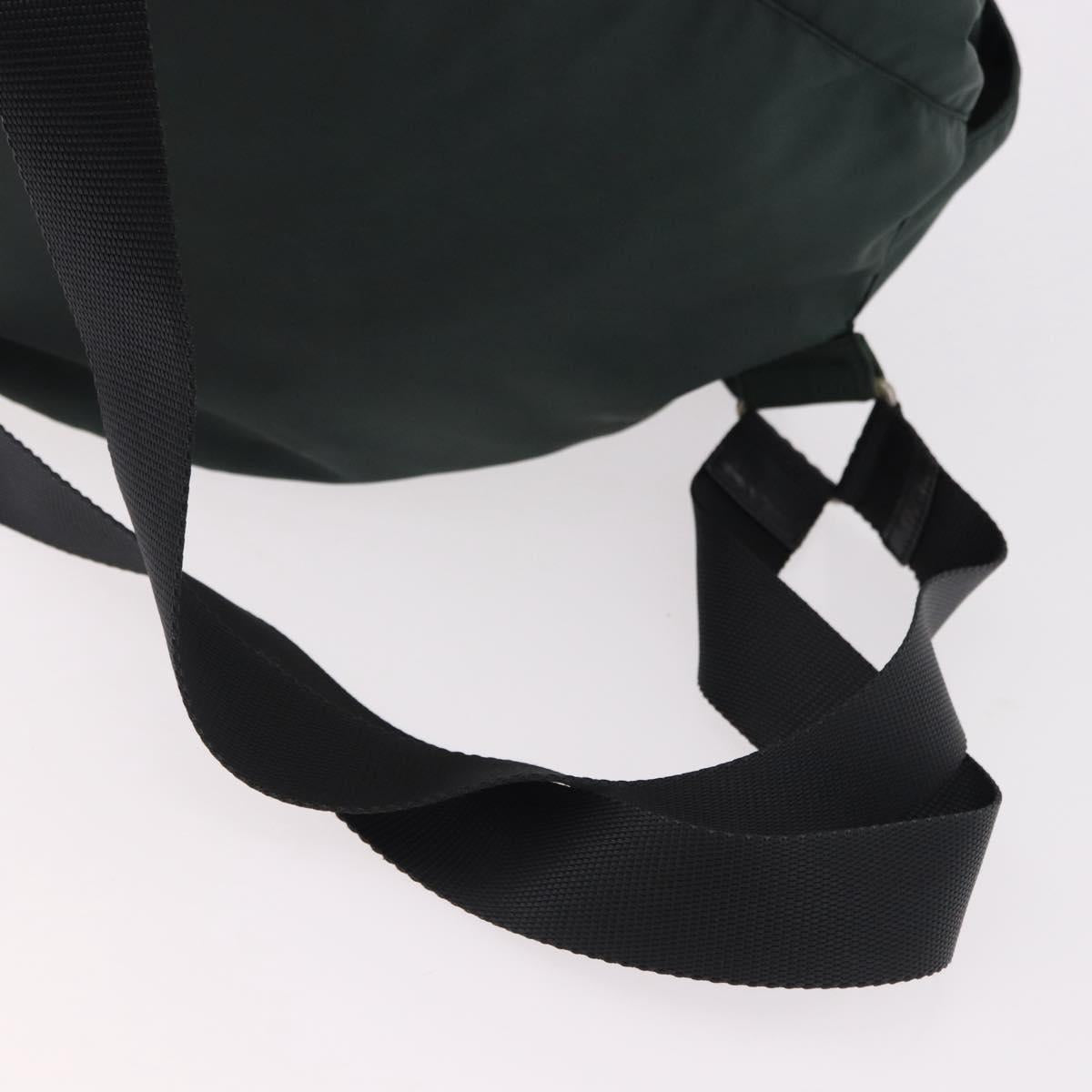 PRADA Backpack Nylon Green Silver Auth 191731A - Jerrillo image 8