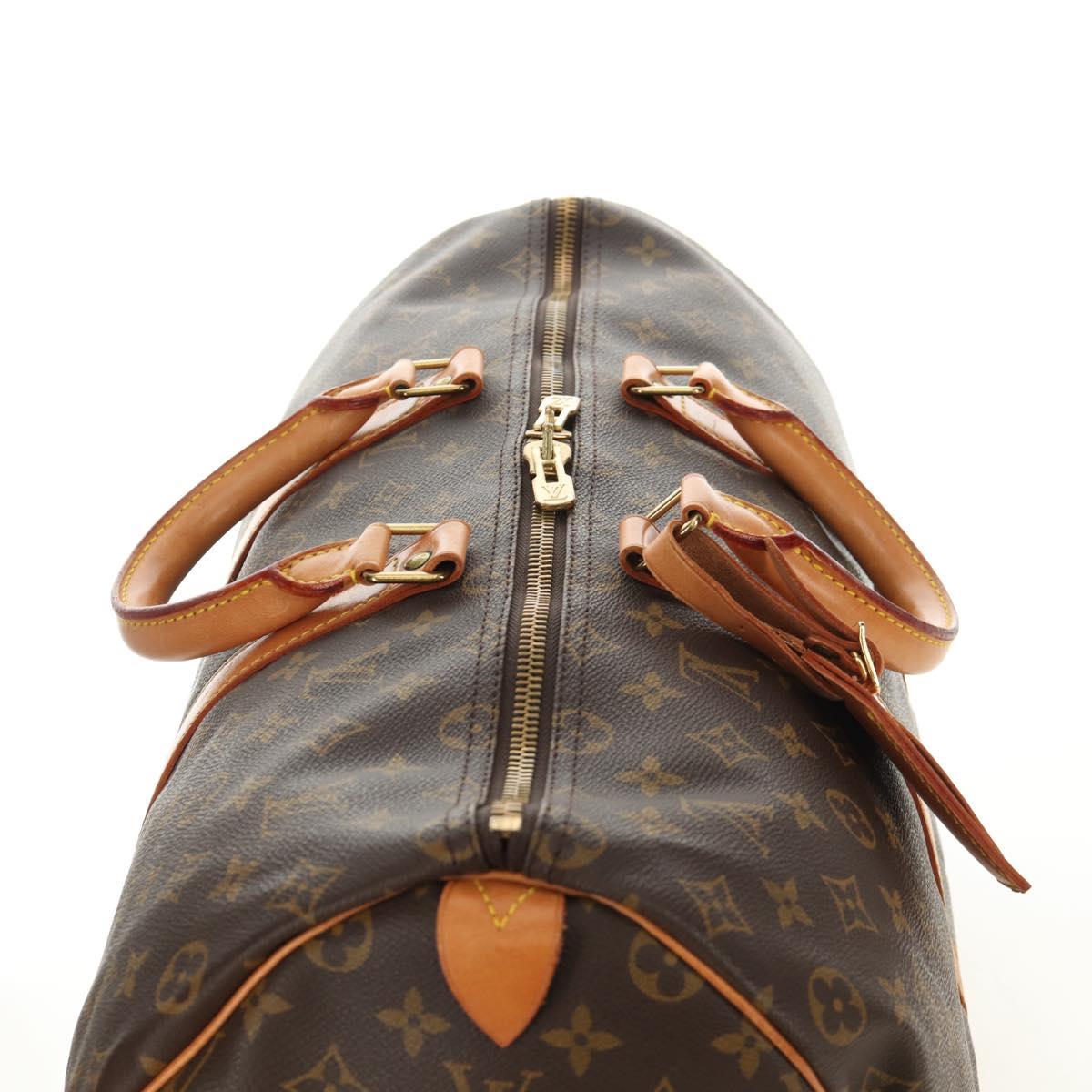 LOUIS VUITTON Monogram Keepall 50 Boston Bag M41426 LV Auth 191786V - Jerrillo image 6