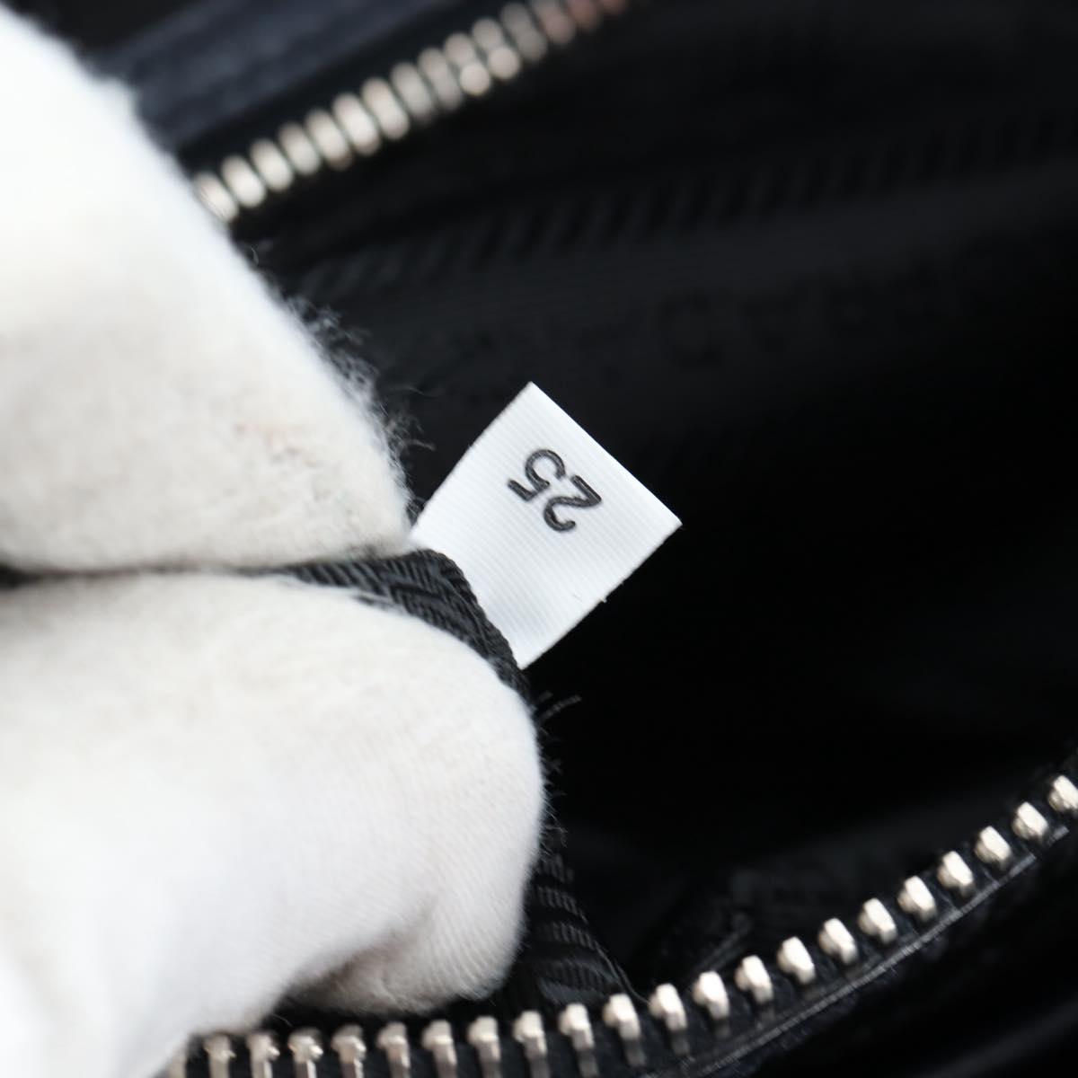 PRADA Backpack Leather Navy Silver Auth 191791V - Jerrillo image 10