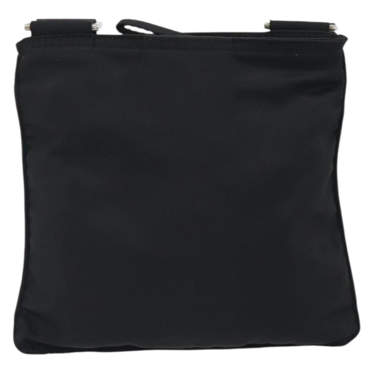 PRADA Shoulder Bag Nylon Black Silver Auth 191800V - Jerrillo image 3