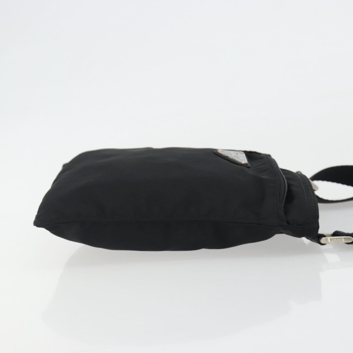 PRADA Shoulder Bag Nylon Black Silver Auth 191800V - Jerrillo image 4