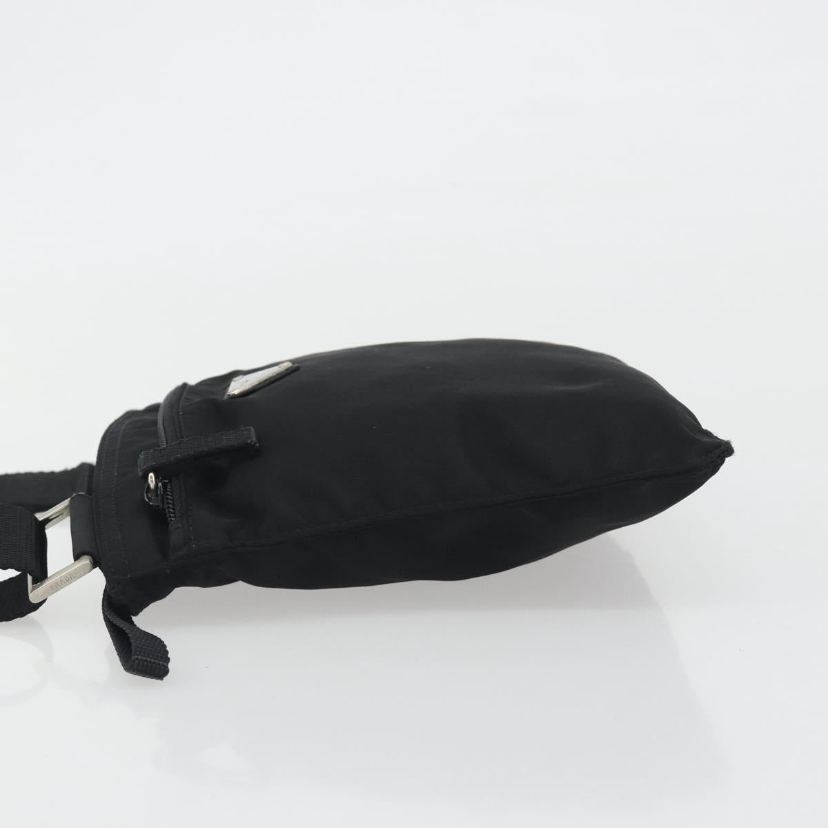 PRADA Shoulder Bag Nylon Black Silver Auth 191800V - Jerrillo image 5