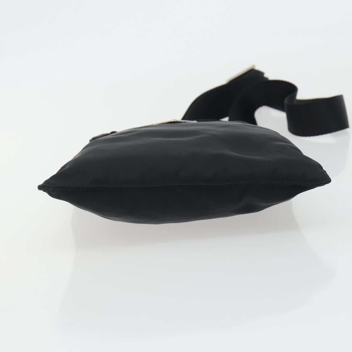 PRADA Shoulder Bag Nylon Black Silver Auth 191800V - Jerrillo image 9