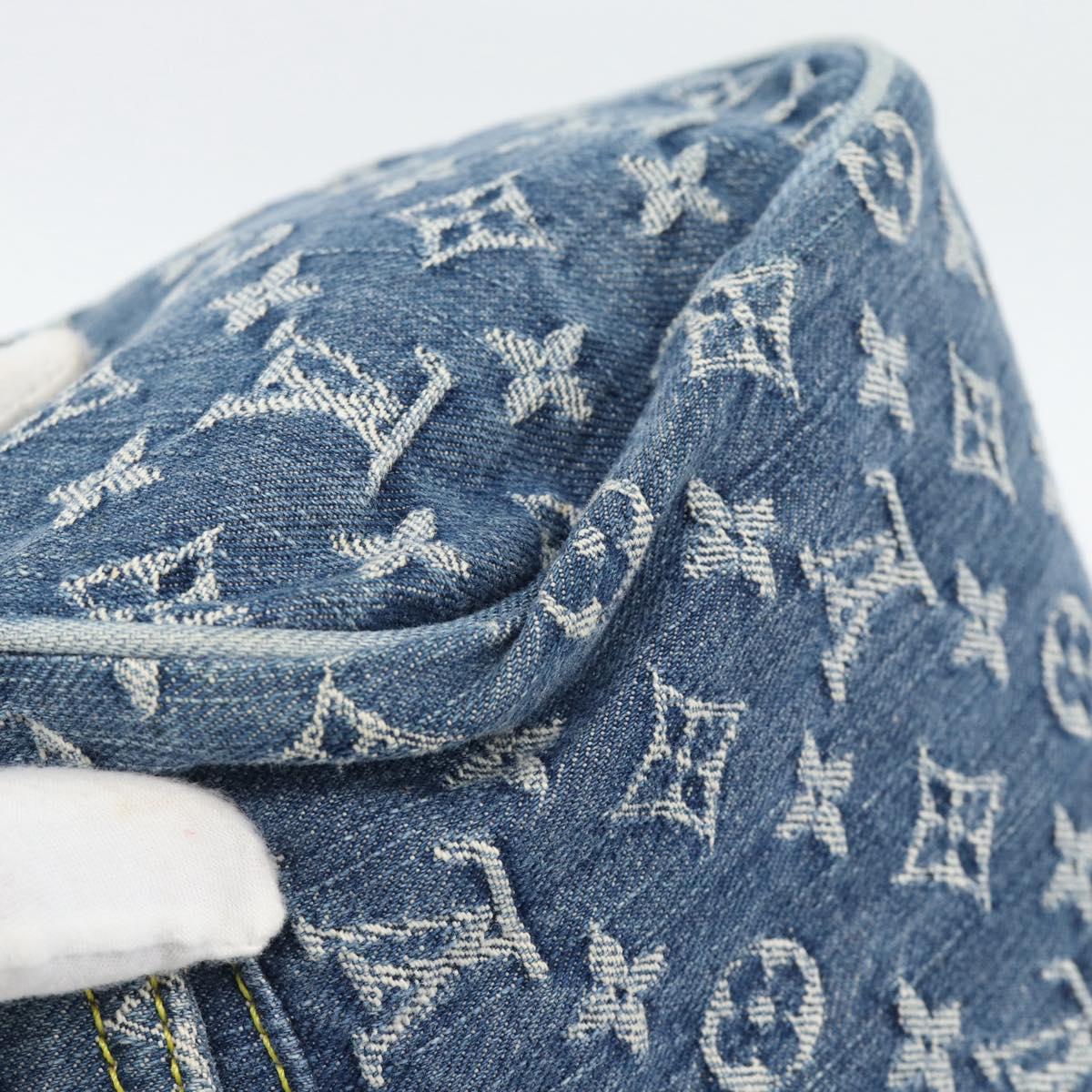 LOUIS VUITTON Monogram Denim Neo Speedy Hand Bag Blue M95019 LV Auth 191830V - Jerrillo image 9