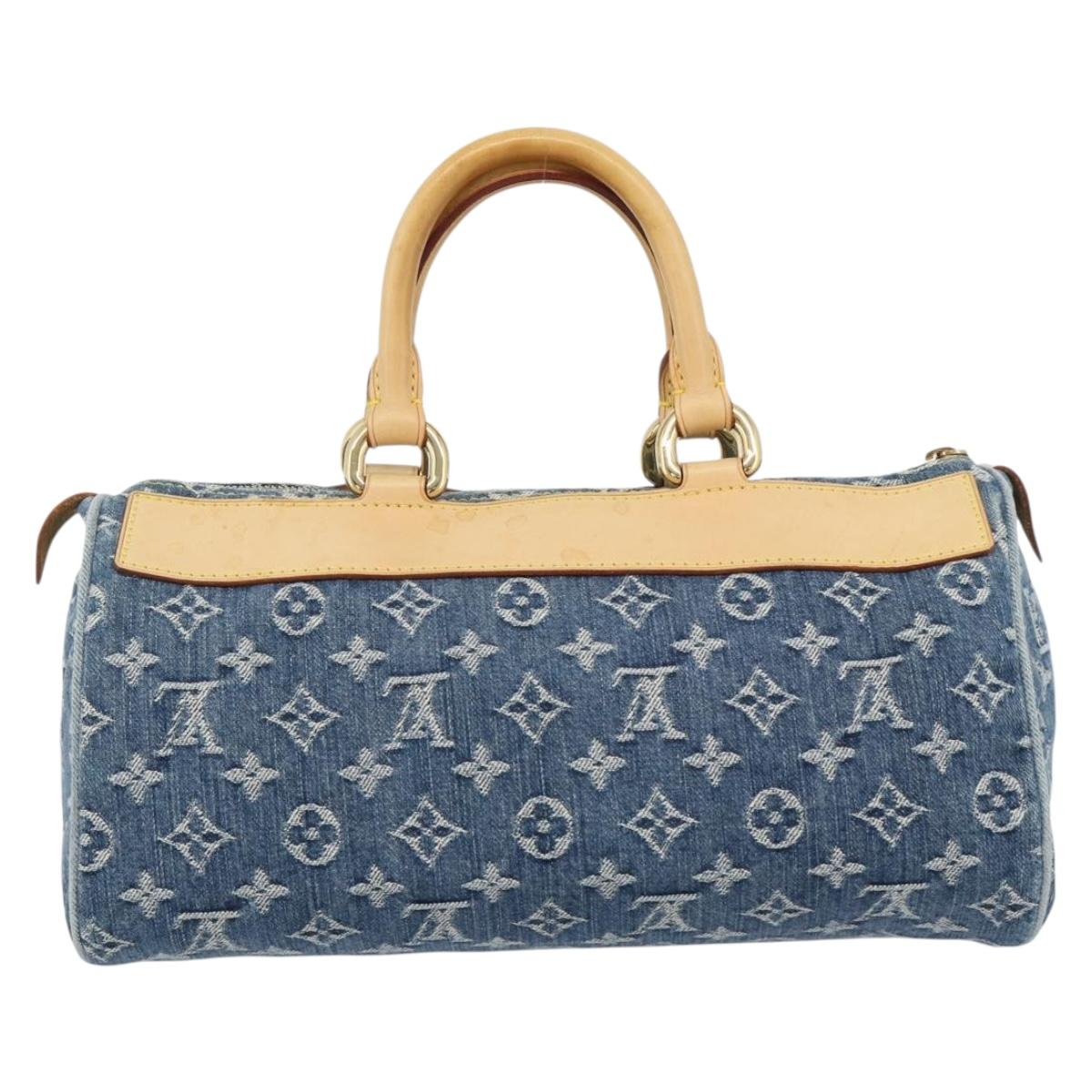 LOUIS VUITTON Monogram Denim Neo Speedy Hand Bag Blue M95019 LV Auth 191830V - Jerrillo image 2