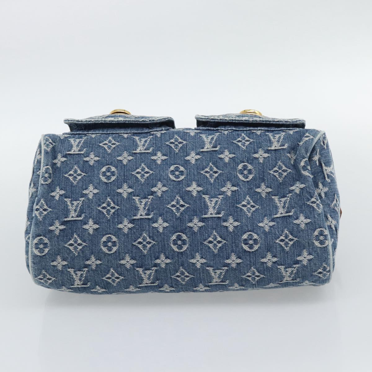 LOUIS VUITTON Monogram Denim Neo Speedy Hand Bag Blue M95019 LV Auth 191830V - Jerrillo image 5