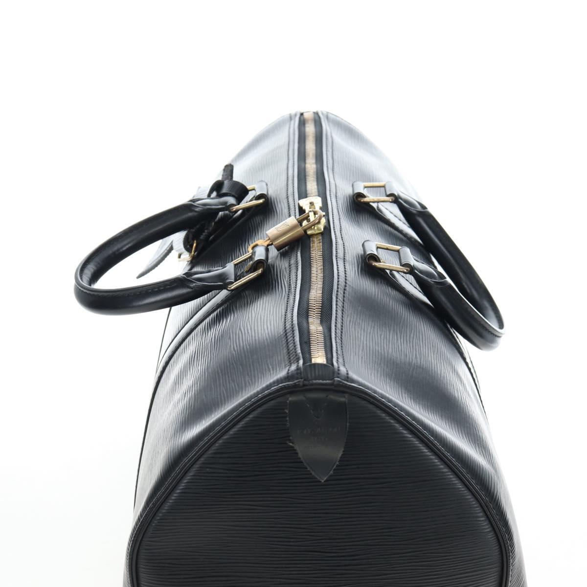 LOUIS VUITTON Epi Keepall 45 Boston Bag Black M42972 LV Auth 191864V - Jerrillo image 6