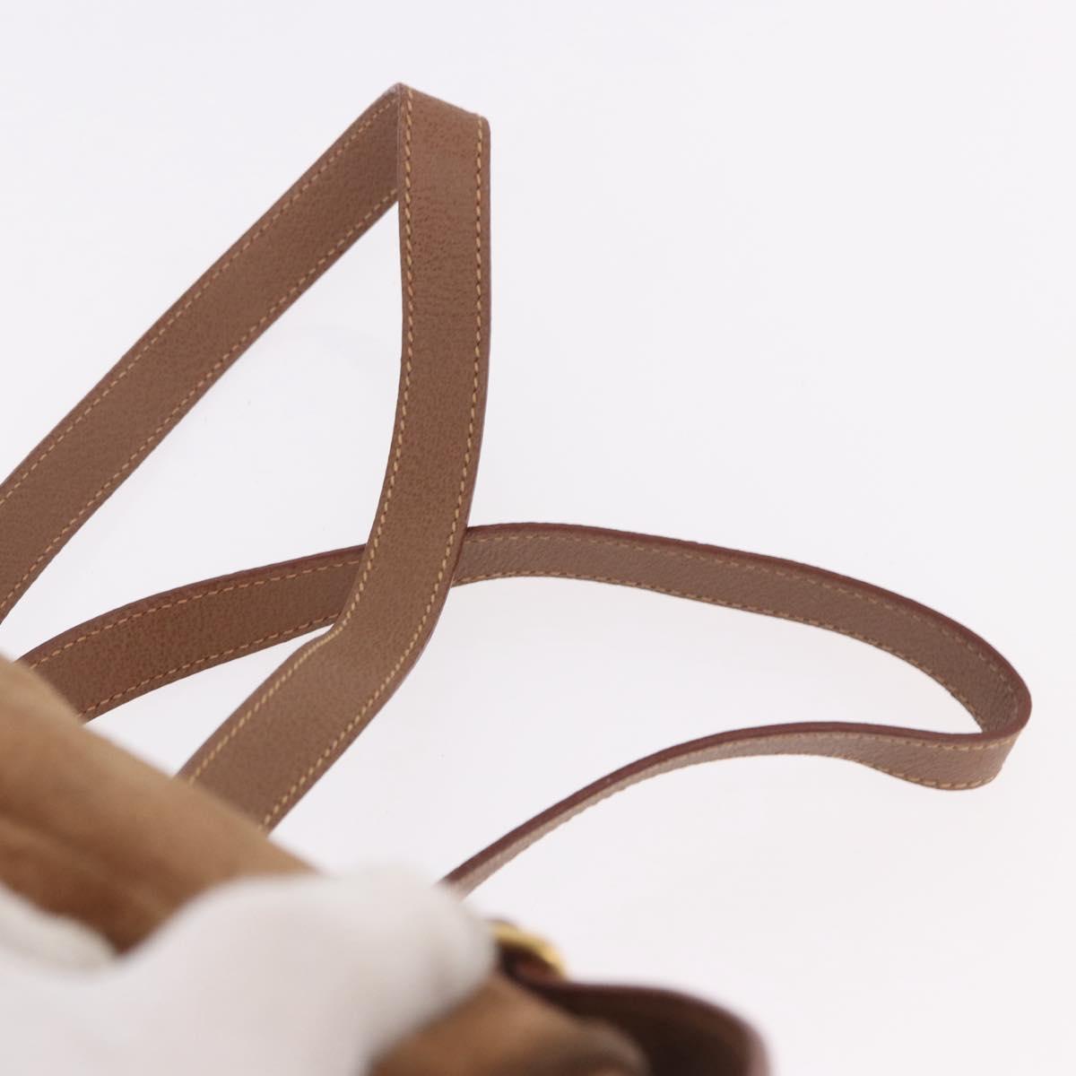 GUCCI Bamboo Backpack Suede Brown Gold 003 1705 0030 Auth 191888 - Jerrillo image 10