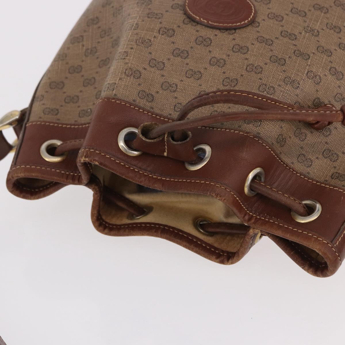 GUCCI Micro GG Supreme Shoulder Bag PVC Beige Gold 007 86 0044 Auth 191922 - Jerrillo image 6