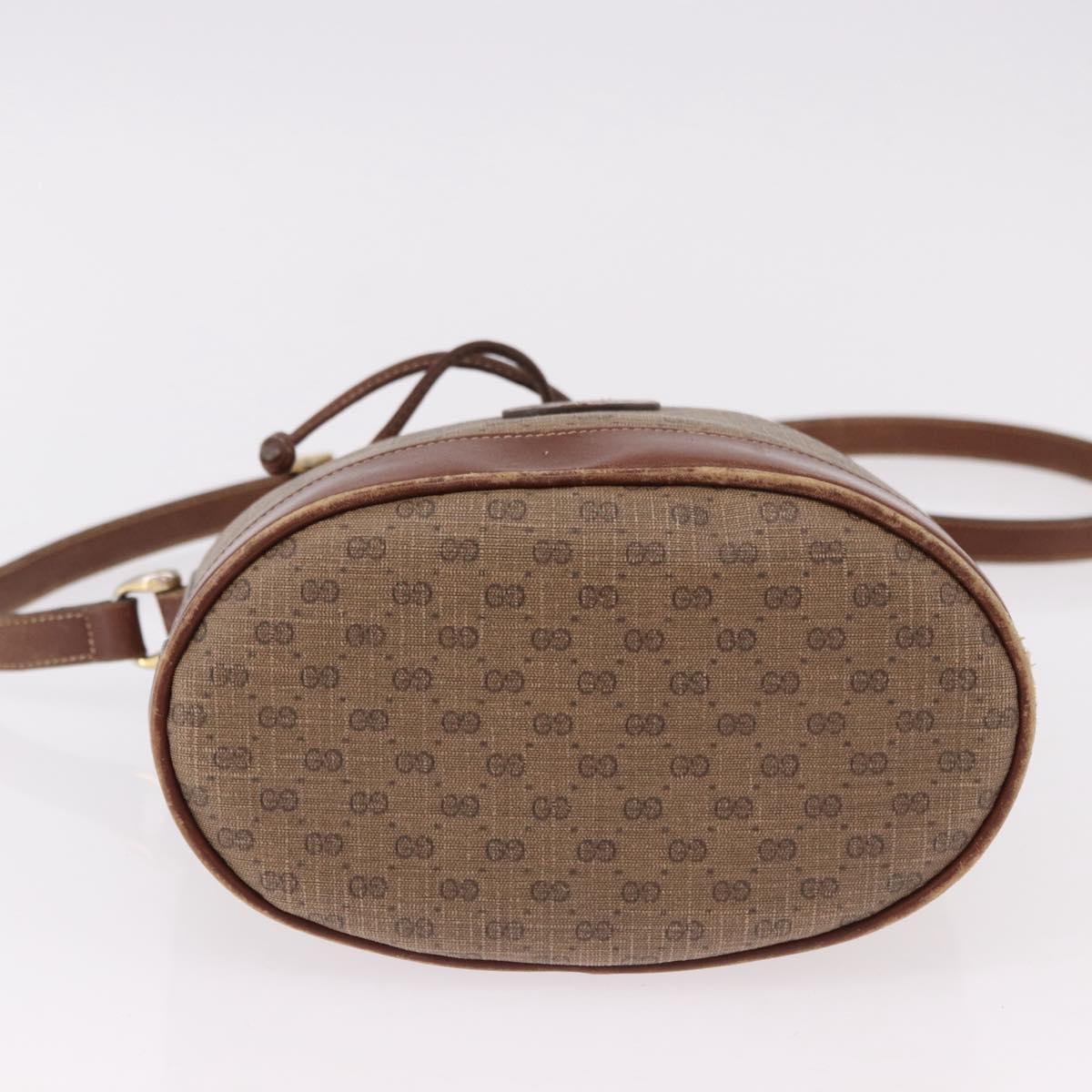 GUCCI Micro GG Supreme Shoulder Bag PVC Beige Gold 007 86 0044 Auth 191922 - Jerrillo image 9