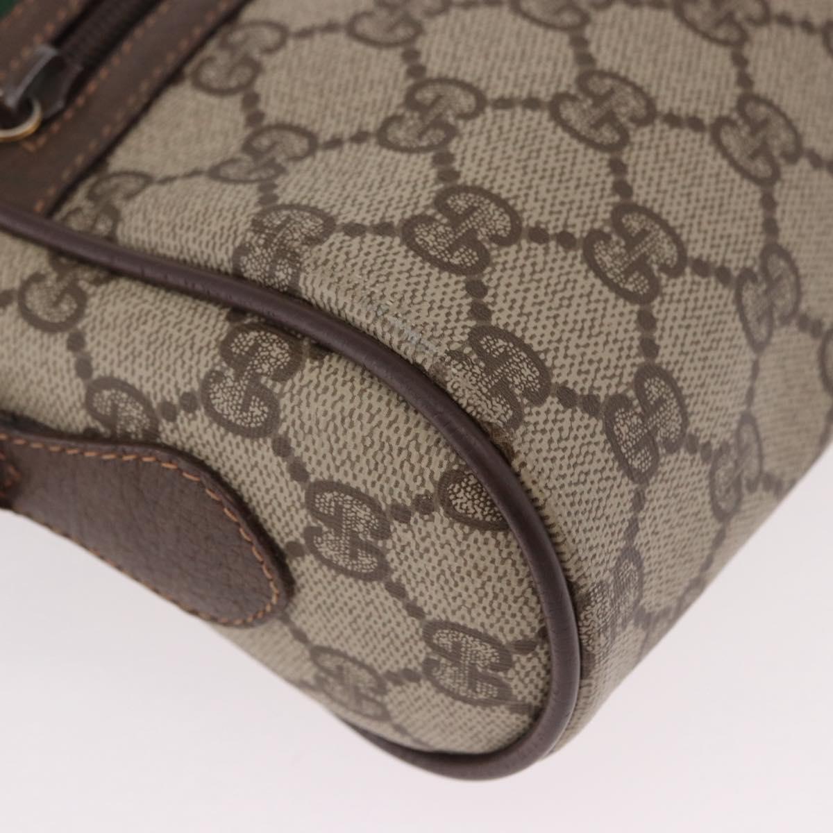 GUCCI GG Supreme Shoulder Bag PVC Beige Gold 56 01 087 Auth 191924 - Jerrillo image 9