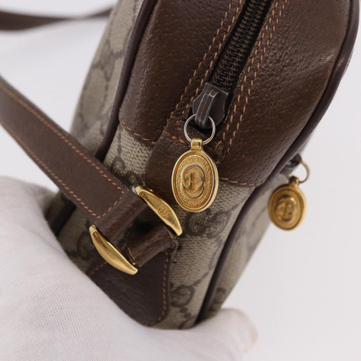 GUCCI GG Supreme Shoulder Bag PVC Beige Gold 56 01 087 Auth 191924 - Jerrillo image 10