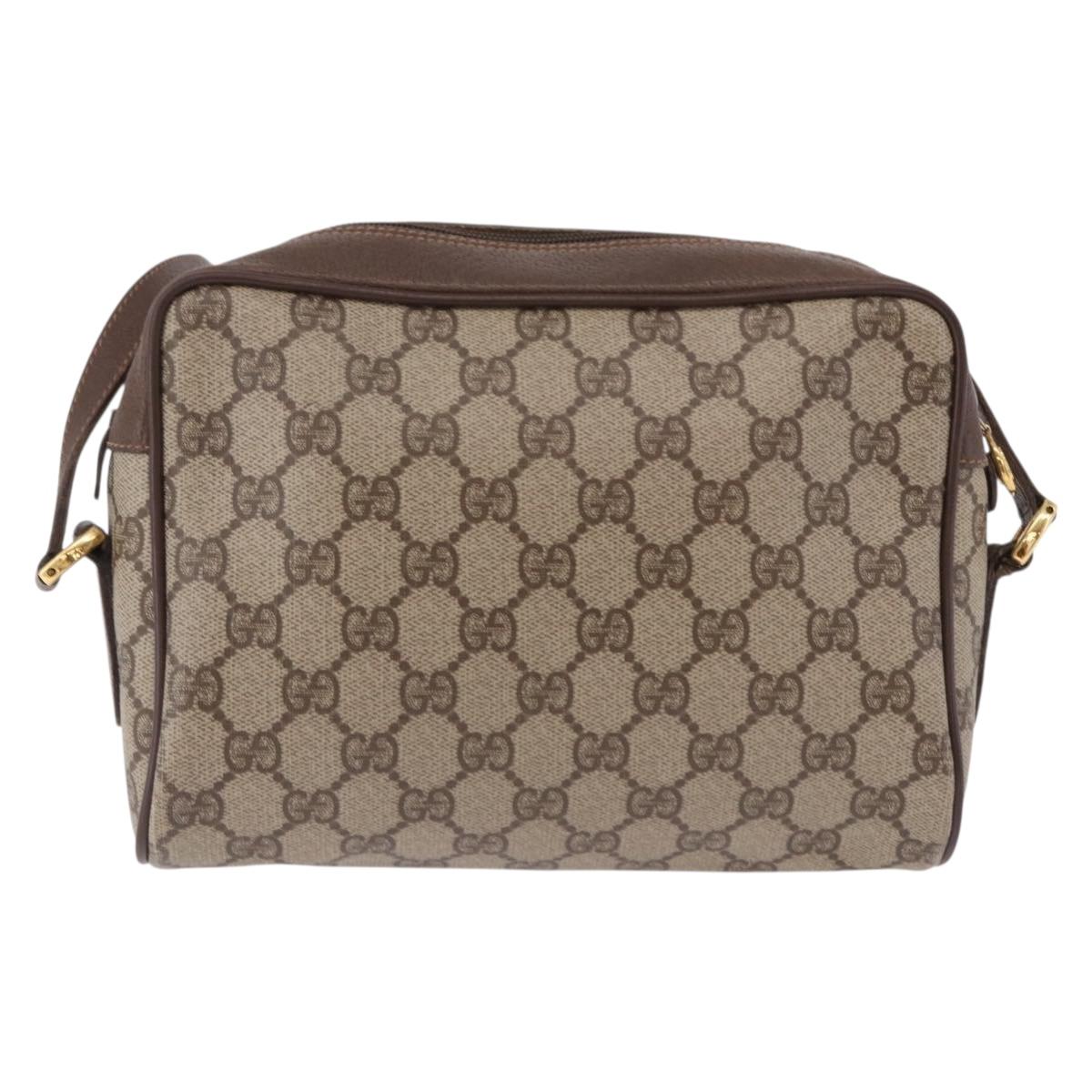 GUCCI GG Supreme Shoulder Bag PVC Beige Gold 56 01 087 Auth 191924 - Jerrillo image 2