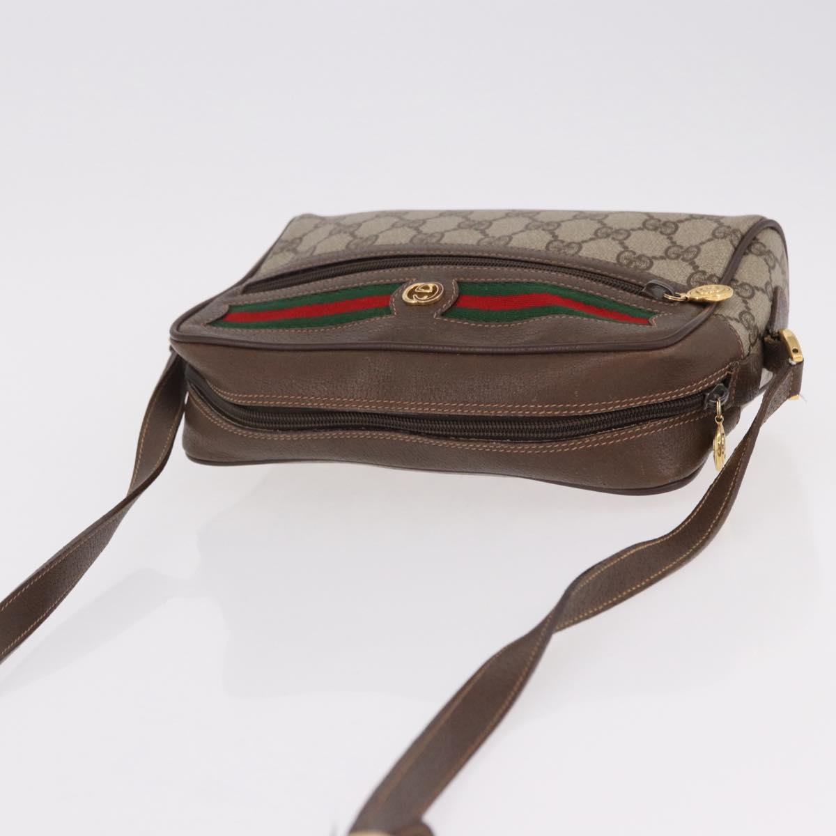 GUCCI GG Supreme Shoulder Bag PVC Beige Gold 56 01 087 Auth 191924 - Jerrillo image 6