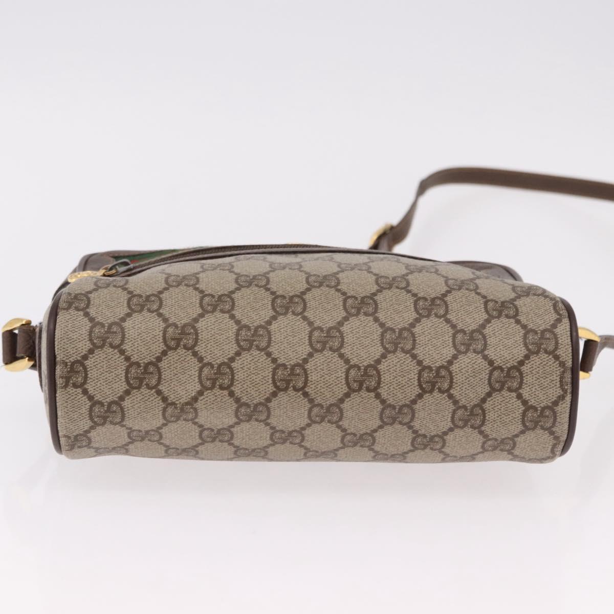 GUCCI GG Supreme Shoulder Bag PVC Beige Gold 56 01 087 Auth 191924 - Jerrillo image 5