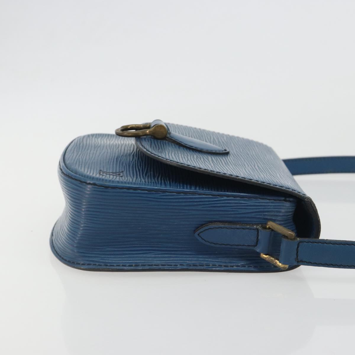LOUIS VUITTON Epi Saint Cloud PM Shoulder Bag Blue M52195 LV Auth 191988 - Jerrillo image 3