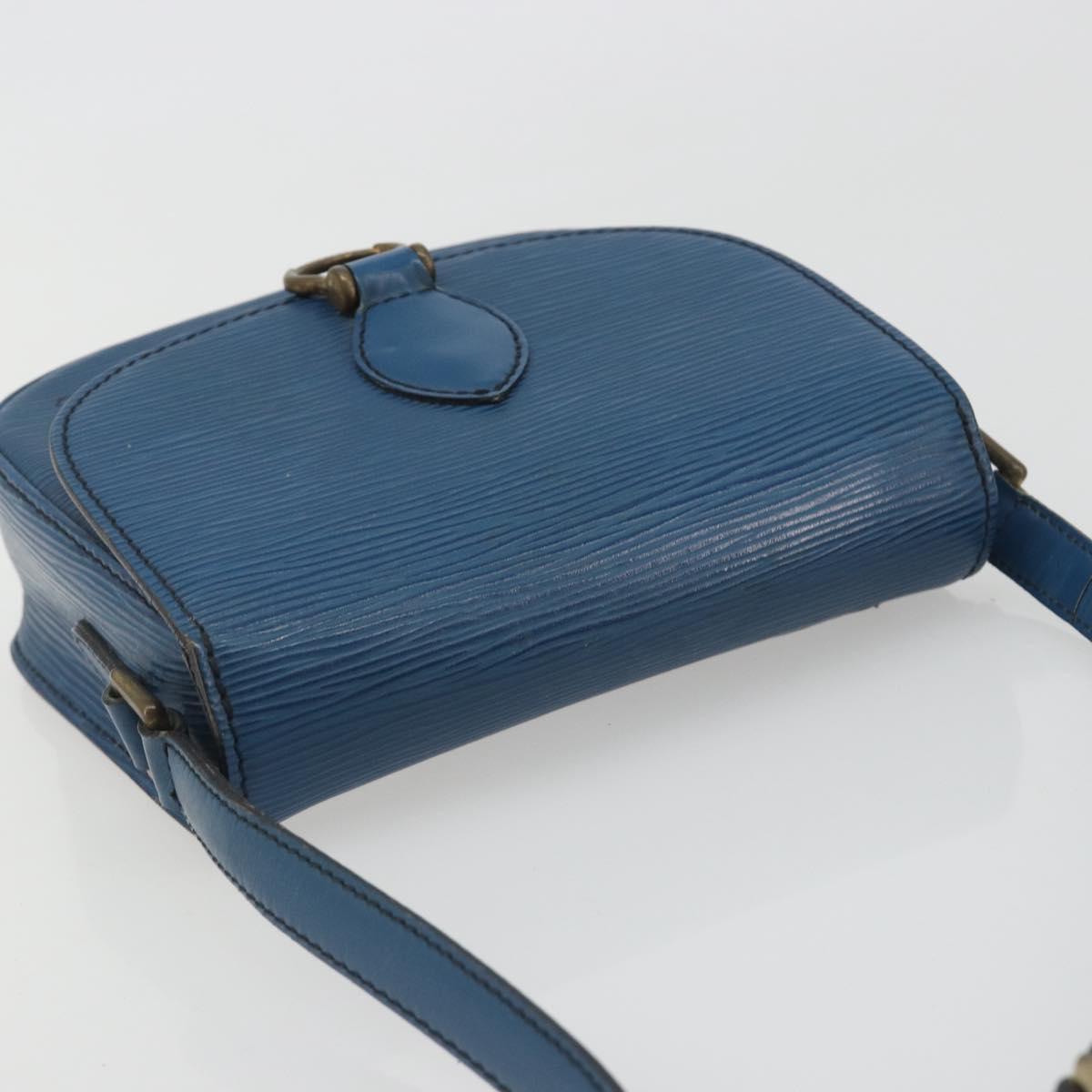 LOUIS VUITTON Epi Saint Cloud PM Shoulder Bag Blue M52195 LV Auth 191988 - Jerrillo image 6