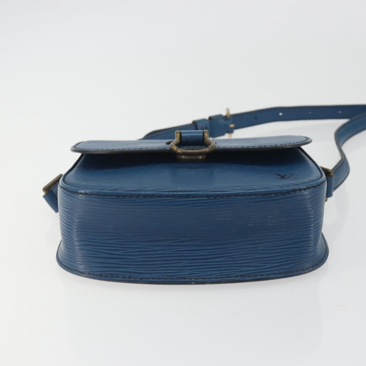 LOUIS VUITTON Epi Saint Cloud PM Shoulder Bag Blue M52195 LV Auth 191988 - Jerrillo image 5