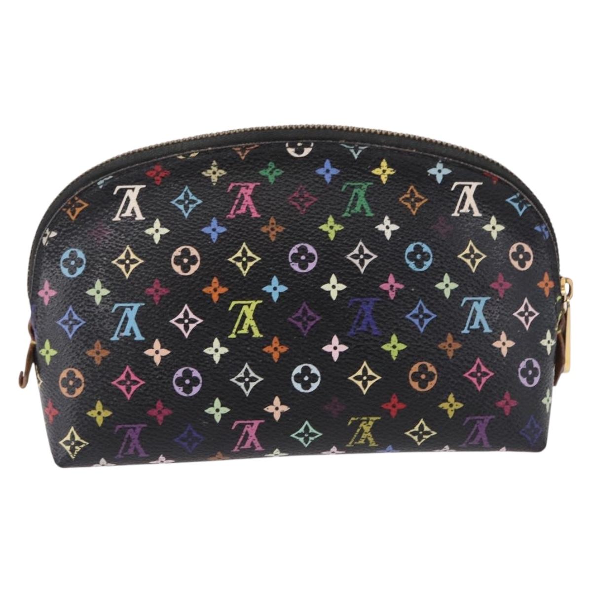 LOUIS VUITTON Monogram Multicolor Pochette Pouch Black M47355 LV Auth 192009 - Jerrillo image 2
