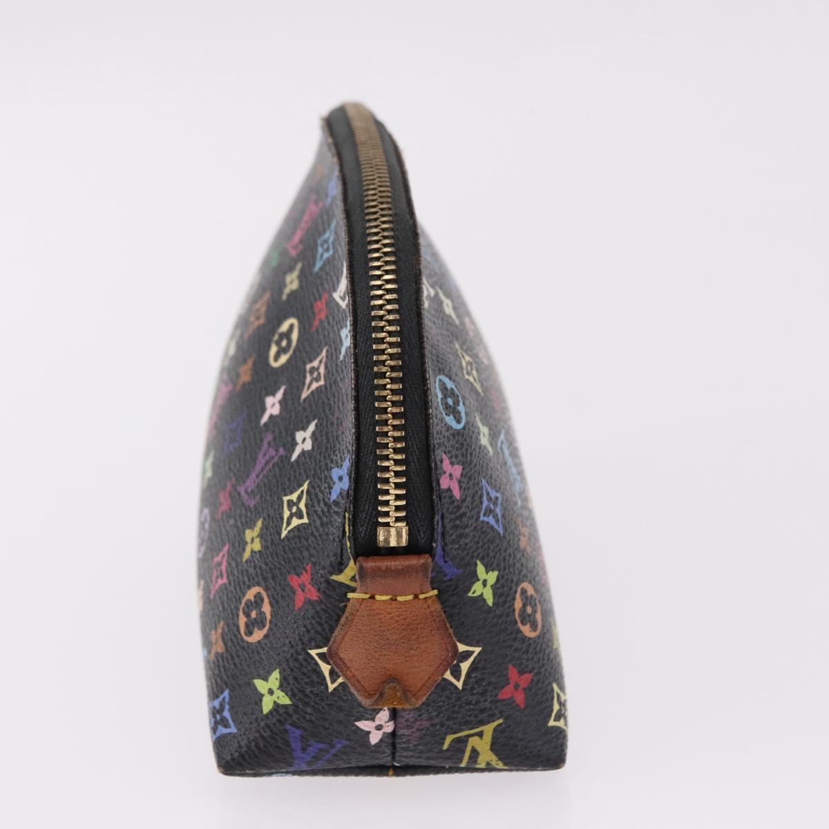 LOUIS VUITTON Monogram Multicolor Pochette Pouch Black M47355 LV Auth 192009 - Jerrillo image 3