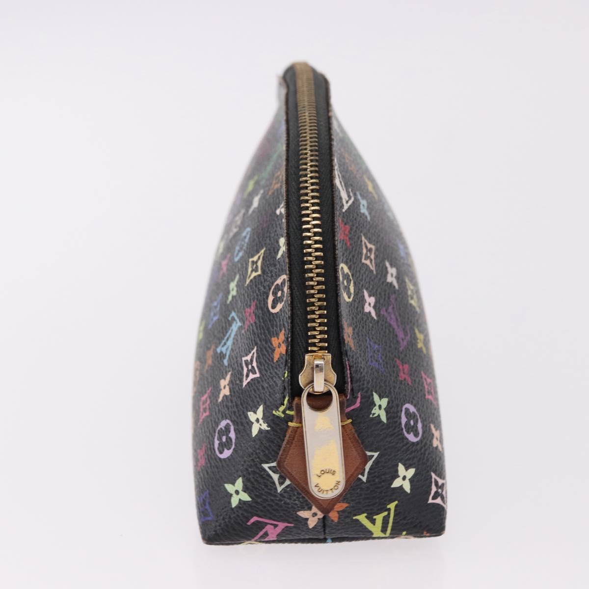 LOUIS VUITTON Monogram Multicolor Pochette Pouch Black M47355 LV Auth 192009 - Jerrillo image 4