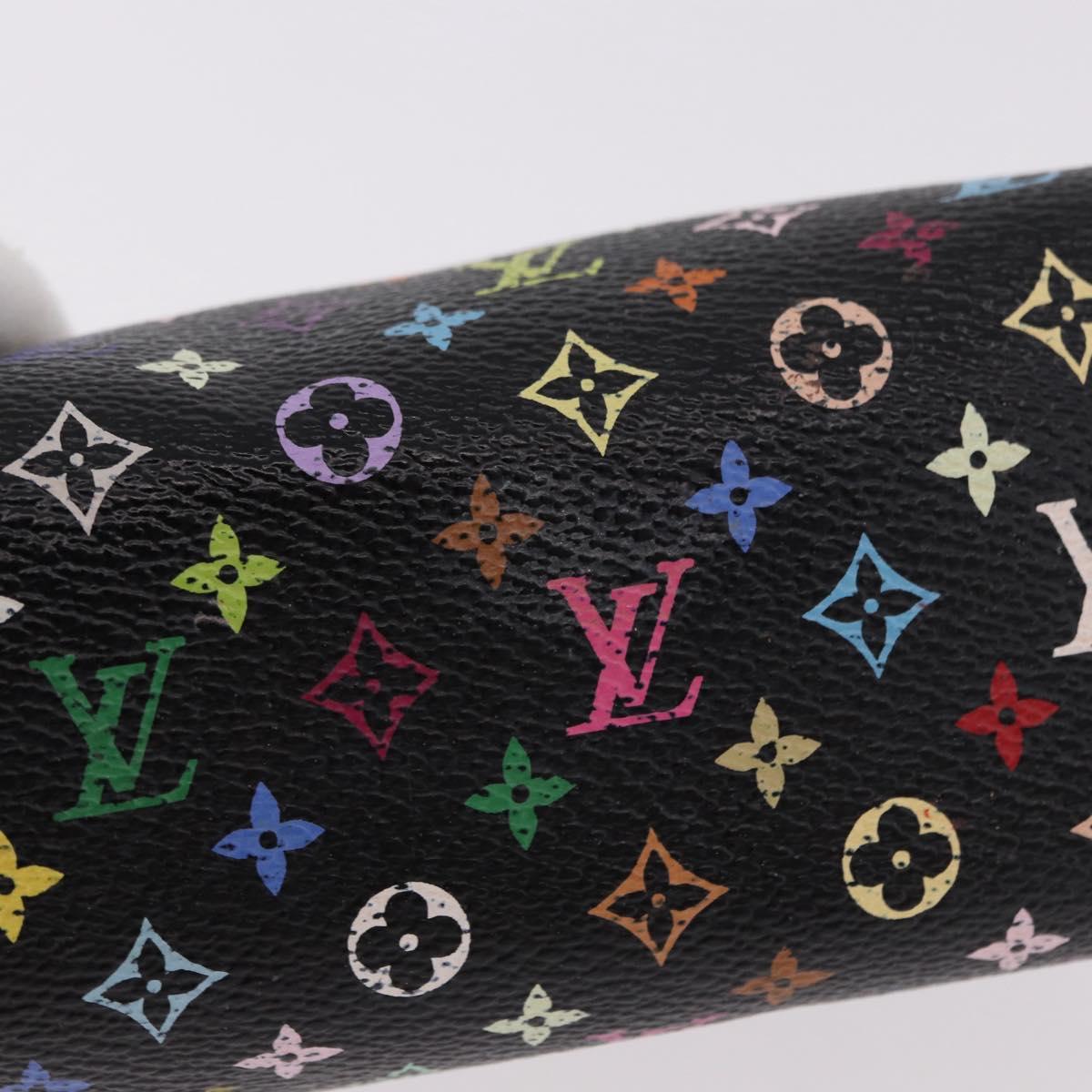 LOUIS VUITTON Monogram Multicolor Pochette Pouch Black M47355 LV Auth 192009 - Jerrillo image 7