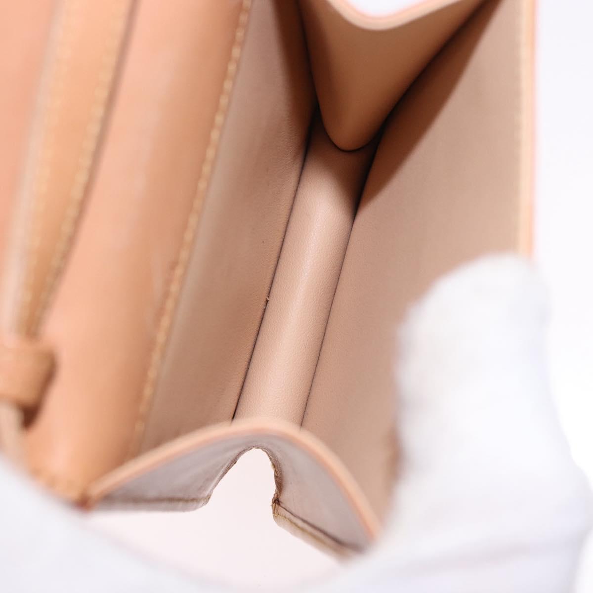 CELINE C Macadam Canvas Shoulder Wallet Suede Pink Gold Auth 192028A - Jerrillo image 10