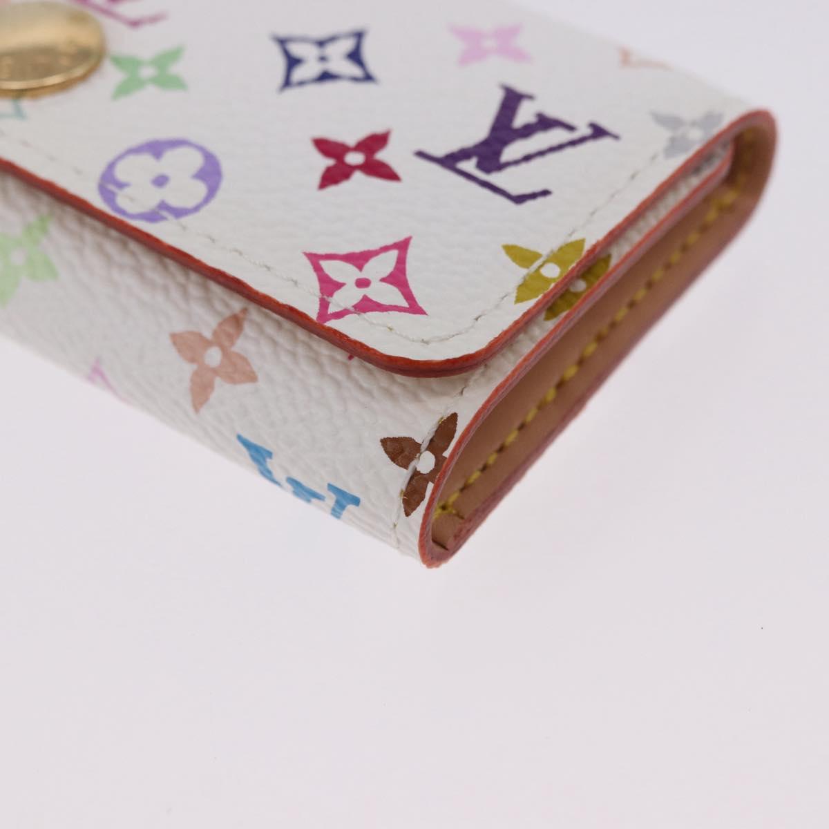 LOUIS VUITTON Monogram Multicolor Multicles 4 Key Case White M93731 Auth 192135M - Jerrillo image 9
