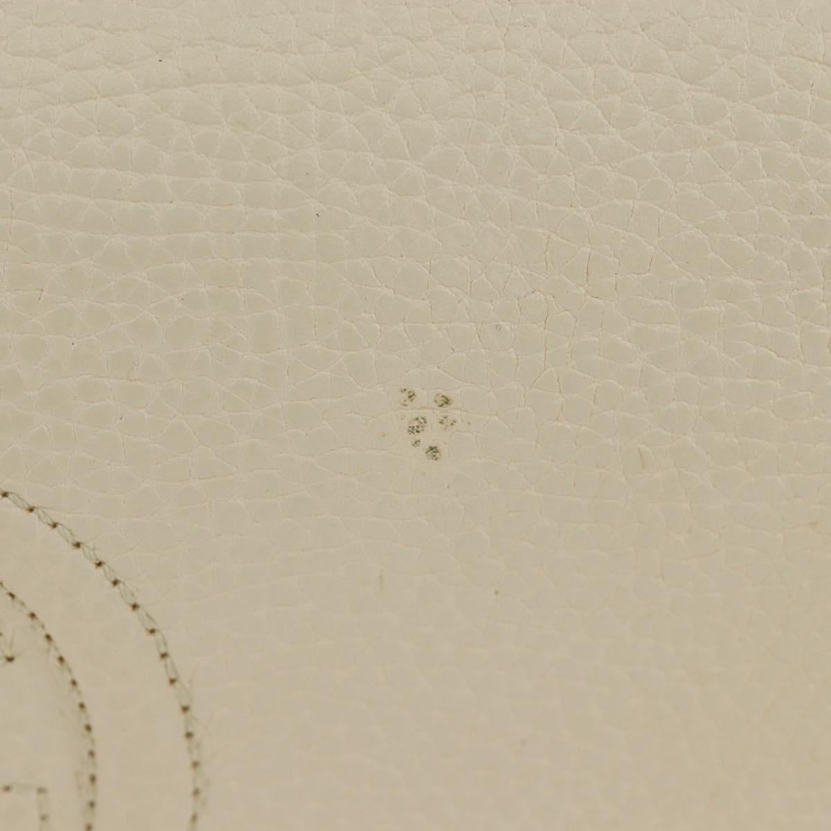 GUCCI Soho Chain Bag Leather Outlet White Gold 598211 493075 Auth 192199V - Jerrillo image 3