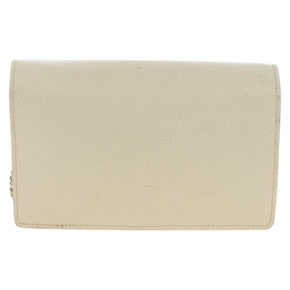 GUCCI Soho Chain Bag Leather Outlet White Gold 598211 493075 Auth 192199V - Jerrillo image 5