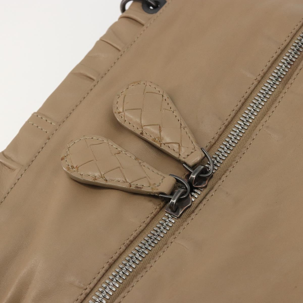 BOTTEGA VENETA INTRECCIATO Tote Bag Leather Beige Auth 192298 - Jerrillo image 10