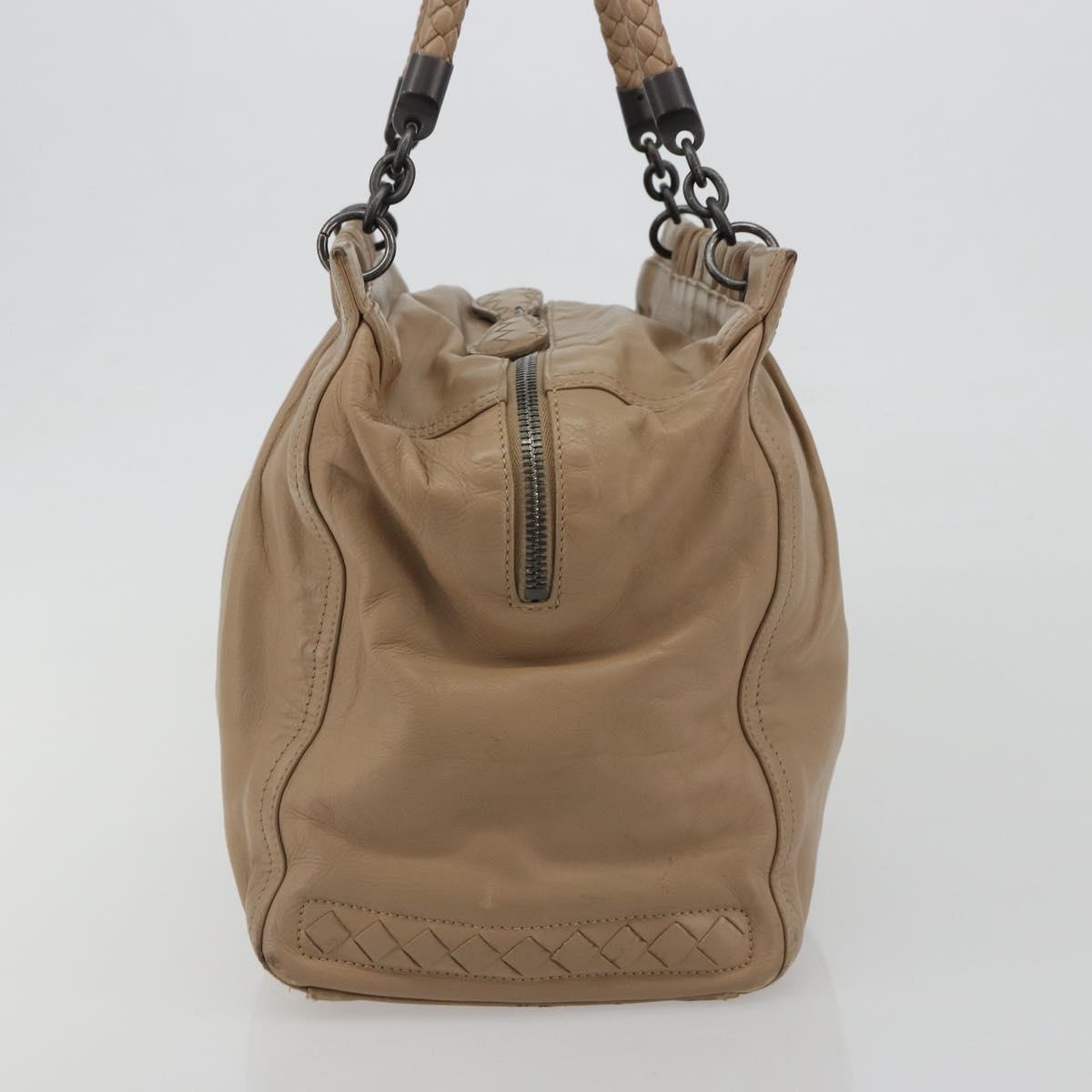 BOTTEGA VENETA INTRECCIATO Tote Bag Leather Beige Auth 192298 - Jerrillo image 3