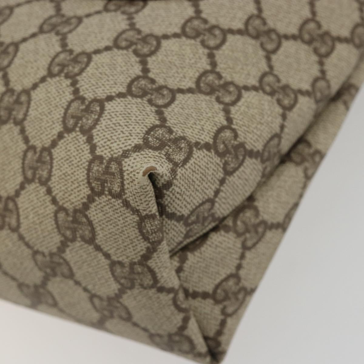 GUCCI GG Supreme Web Sherry Line Bag PVC Beige Gold 002 58 6487 Auth 192622A - Jerrillo image 10