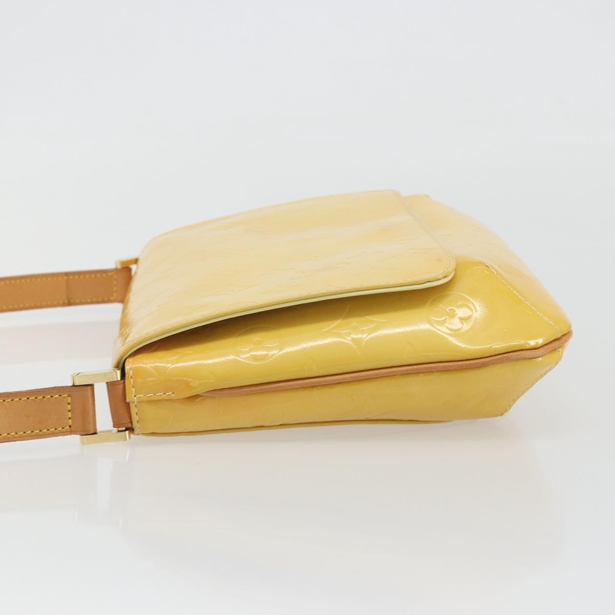 LOUIS VUITTON Monogram Vernis Thompson Street Bag Lime Yellow M91071 Auth 192632 - Jerrillo image 4