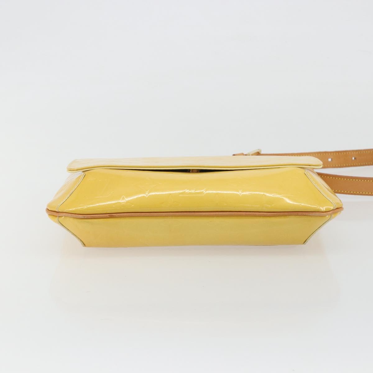 LOUIS VUITTON Monogram Vernis Thompson Street Bag Lime Yellow M91071 Auth 192632 - Jerrillo image 5