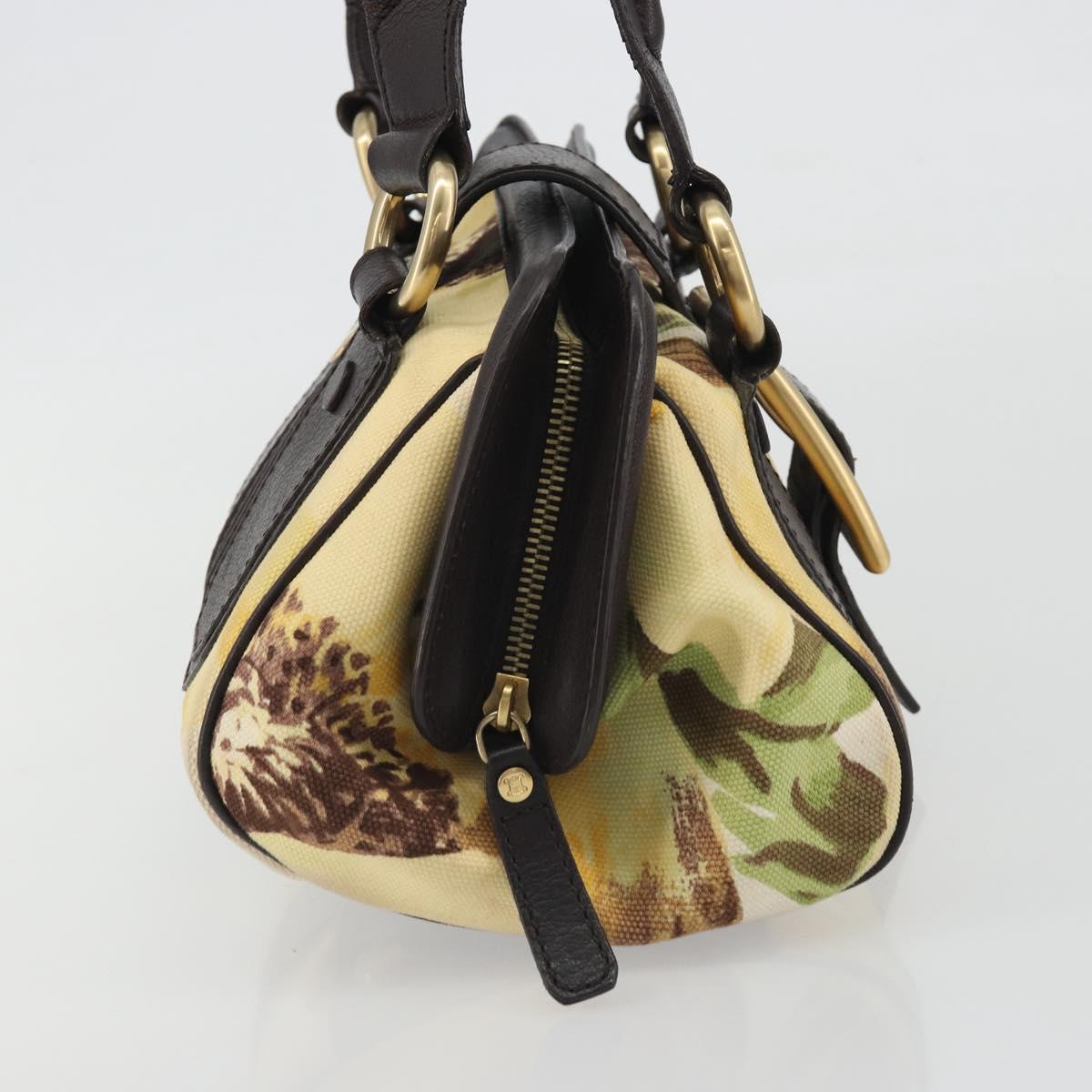 Borsa a mano CELINE in tela color oro giallo, autentica 192711A - Jerrillo image 4