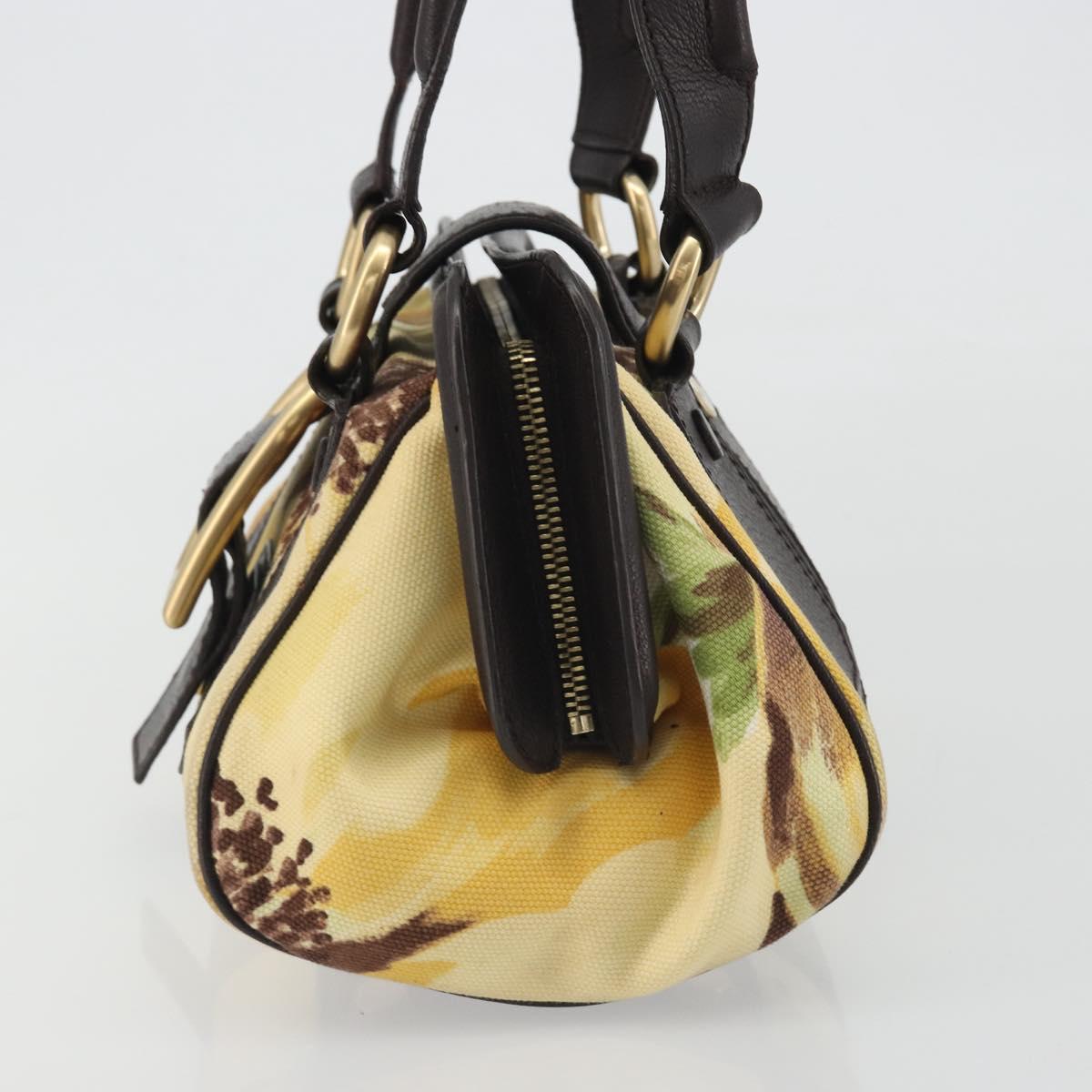 Borsa a mano CELINE in tela color oro giallo, autentica 192711A - Jerrillo image 5