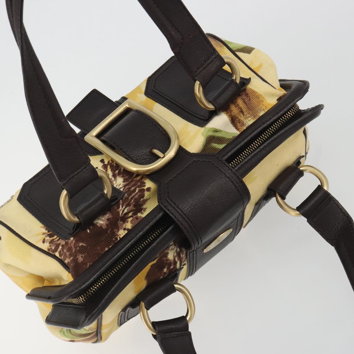 Borsa a mano CELINE in tela color oro giallo, autentica 192711A - Jerrillo image 6