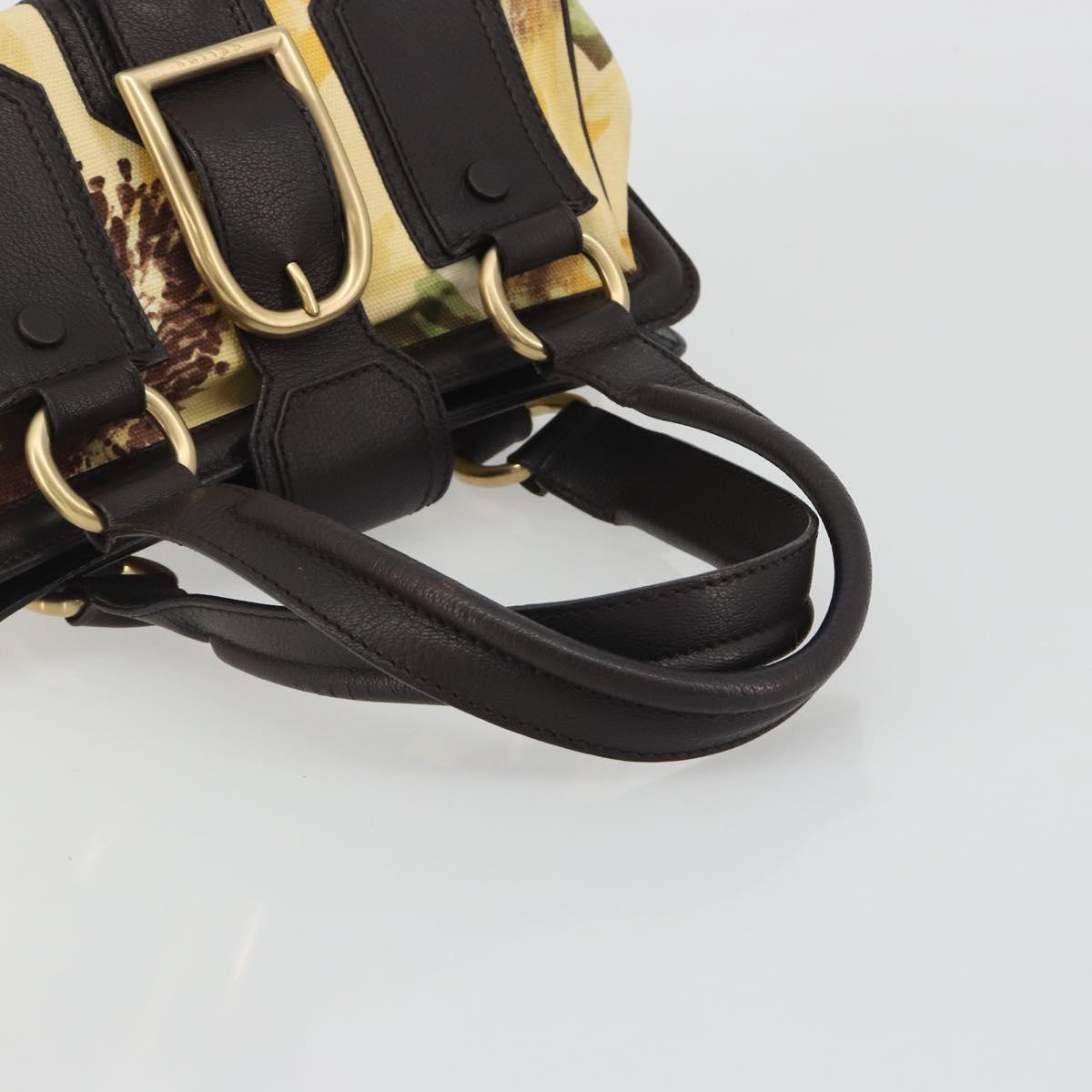 Borsa a mano CELINE in tela color oro giallo, autentica 192711A - Jerrillo image 7