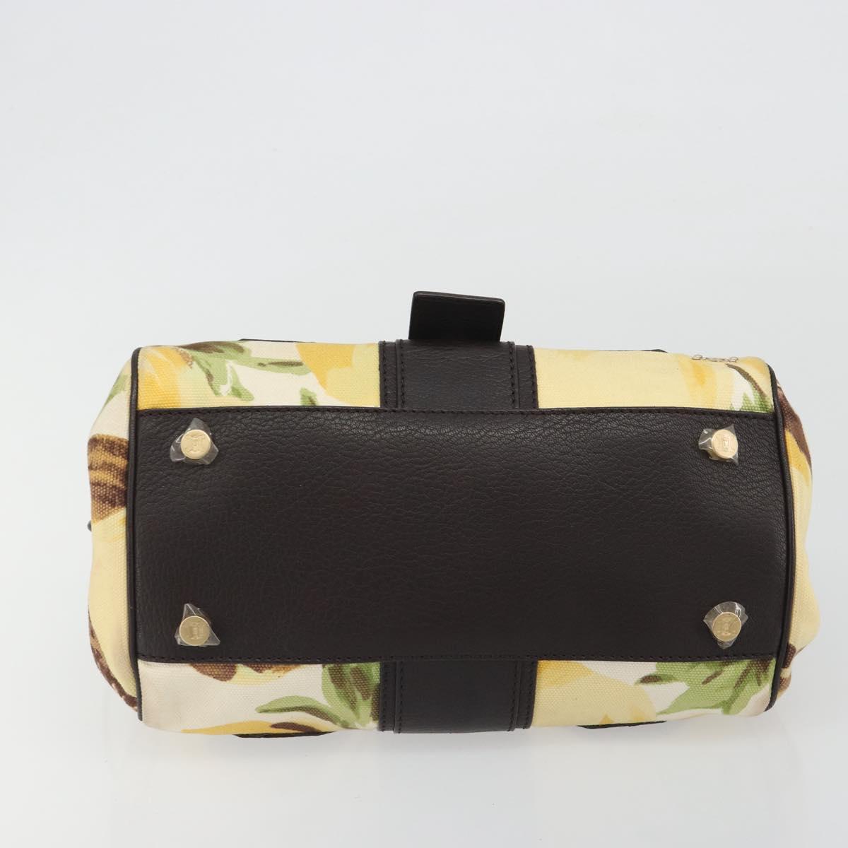 Borsa a mano CELINE in tela color oro giallo, autentica 192711A - Jerrillo image 9