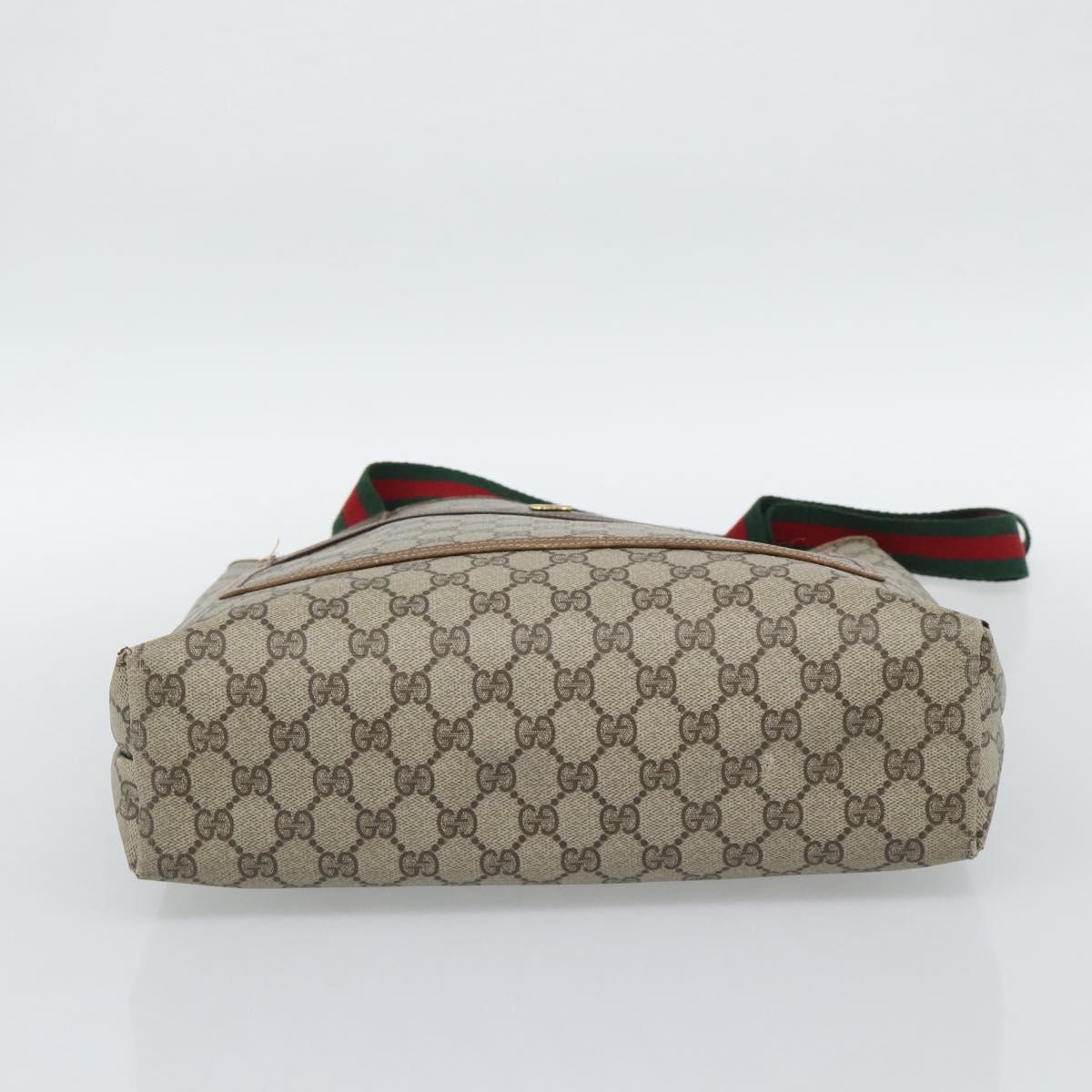 GUCCI GG Supreme Tote Bag PVC Leather Beige Auth 192725 - Jerrillo image 9