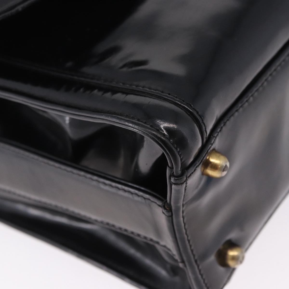 CHANEL Shoulder Bag Patent Black CC Auth 192734 - Jerrillo image 10