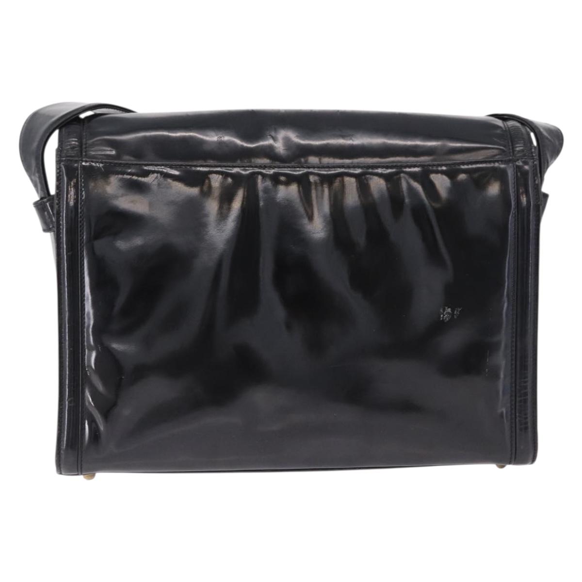 CHANEL Shoulder Bag Patent Black CC Auth 192734 - Jerrillo image 3