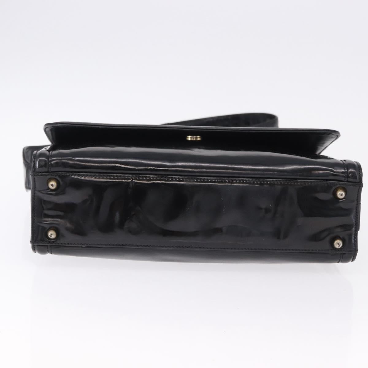 CHANEL Shoulder Bag Patent Black CC Auth 192734 - Jerrillo image 9